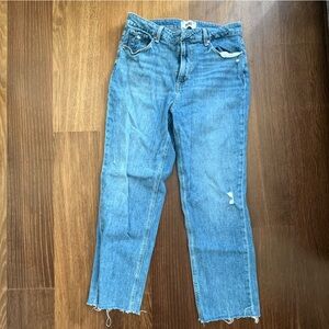Paige Sarah Straight Ankle Jeans